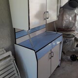 Vintage kitchen buffet in formica 60s/70s