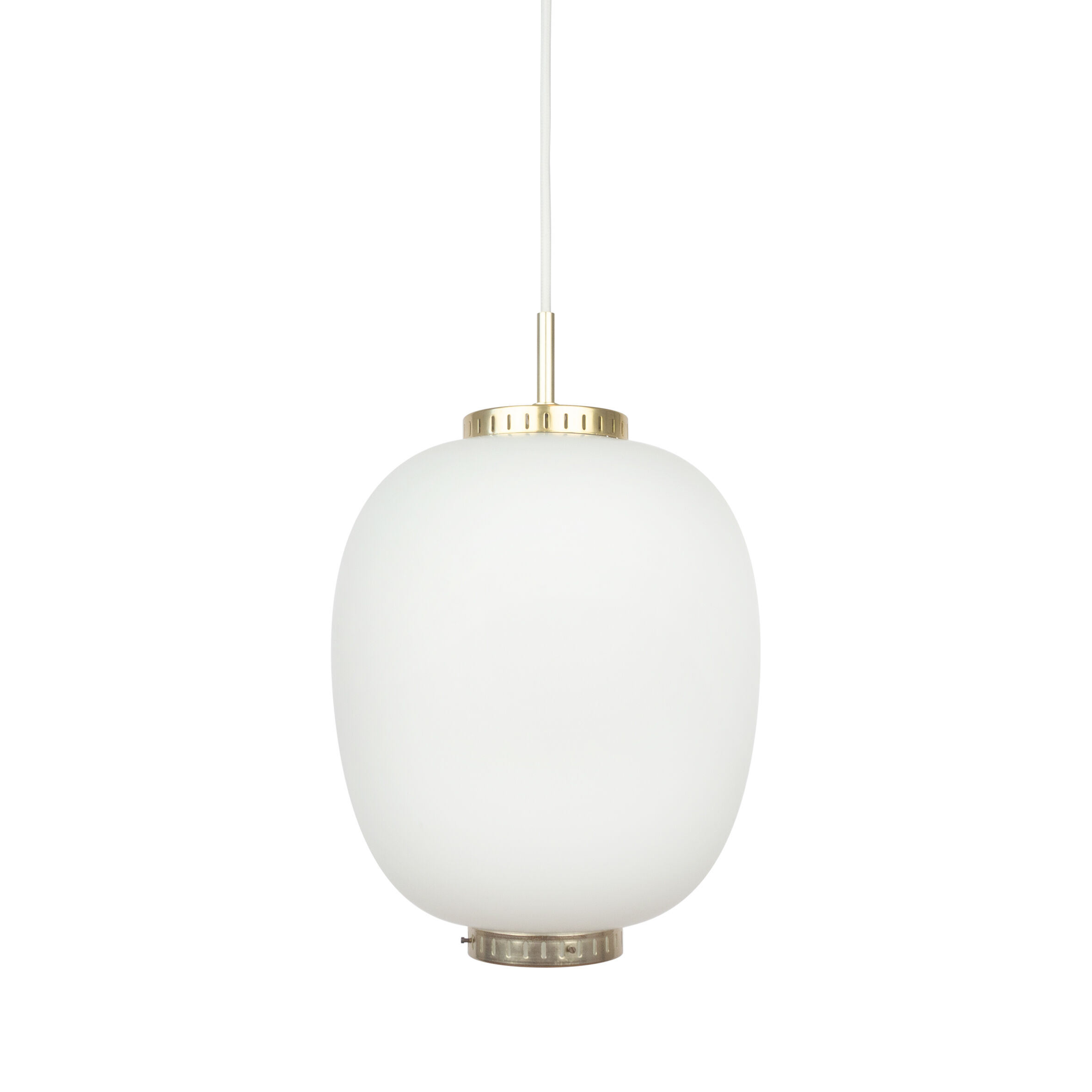 Suspension vintage danoise Kina par Bent Karlby, Lyfa, 1946