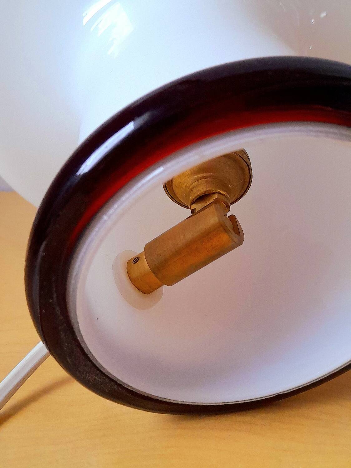 Murano glass mushroom lamp, 1970.