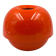 Space age orange ceramic vase, Sicart Italy ca. 1970
