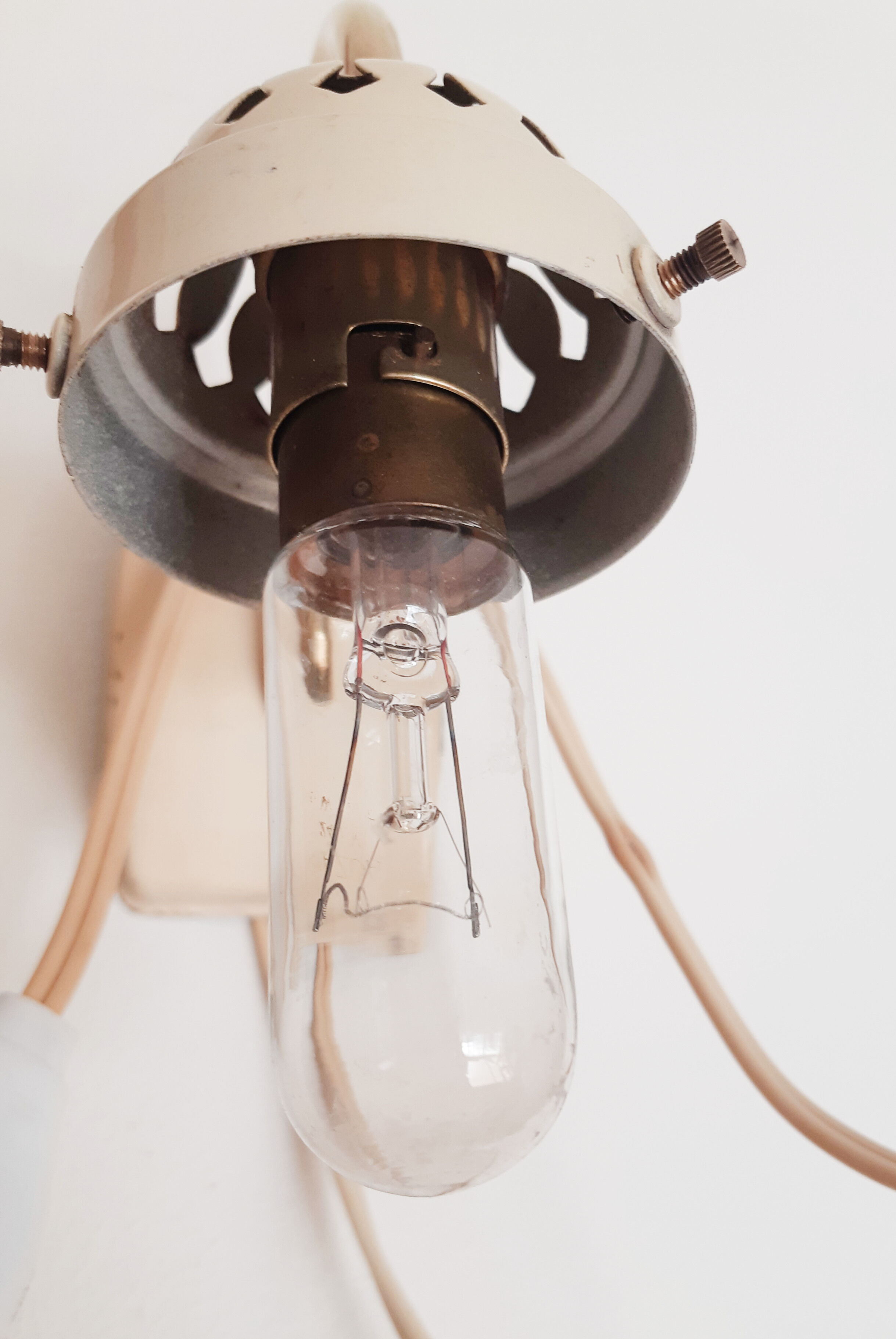 Wall lamp , bedside lamp , vintage , 50s