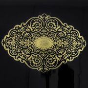 Napoleon III powder flask in blackened pear wood by Tahan - 1860-1880