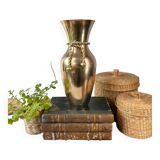Vintage brass vase