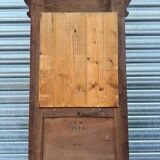 Antique hall coat rack – mirror, hooks & umbrella stand