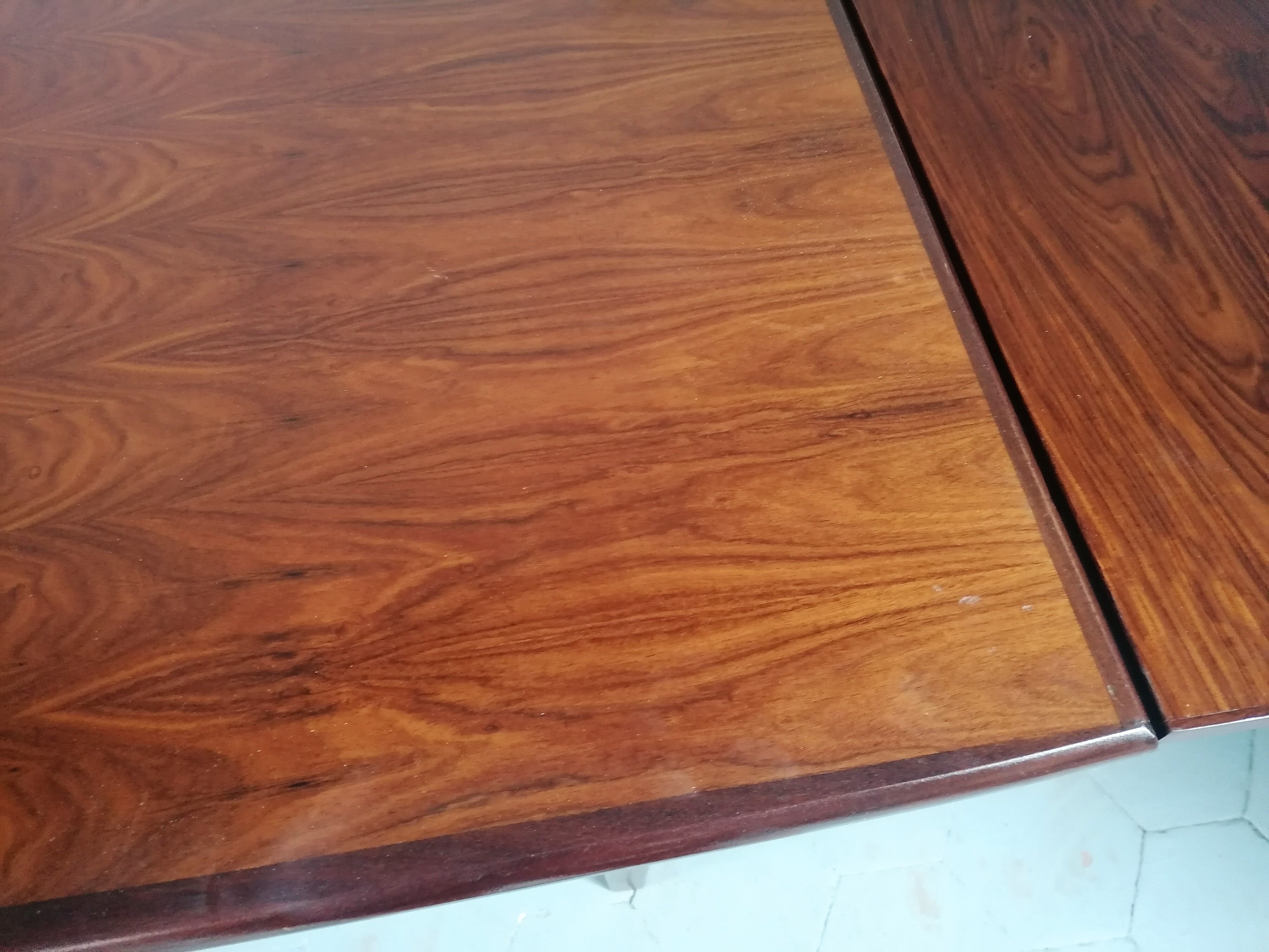 Table teck avec rallonges