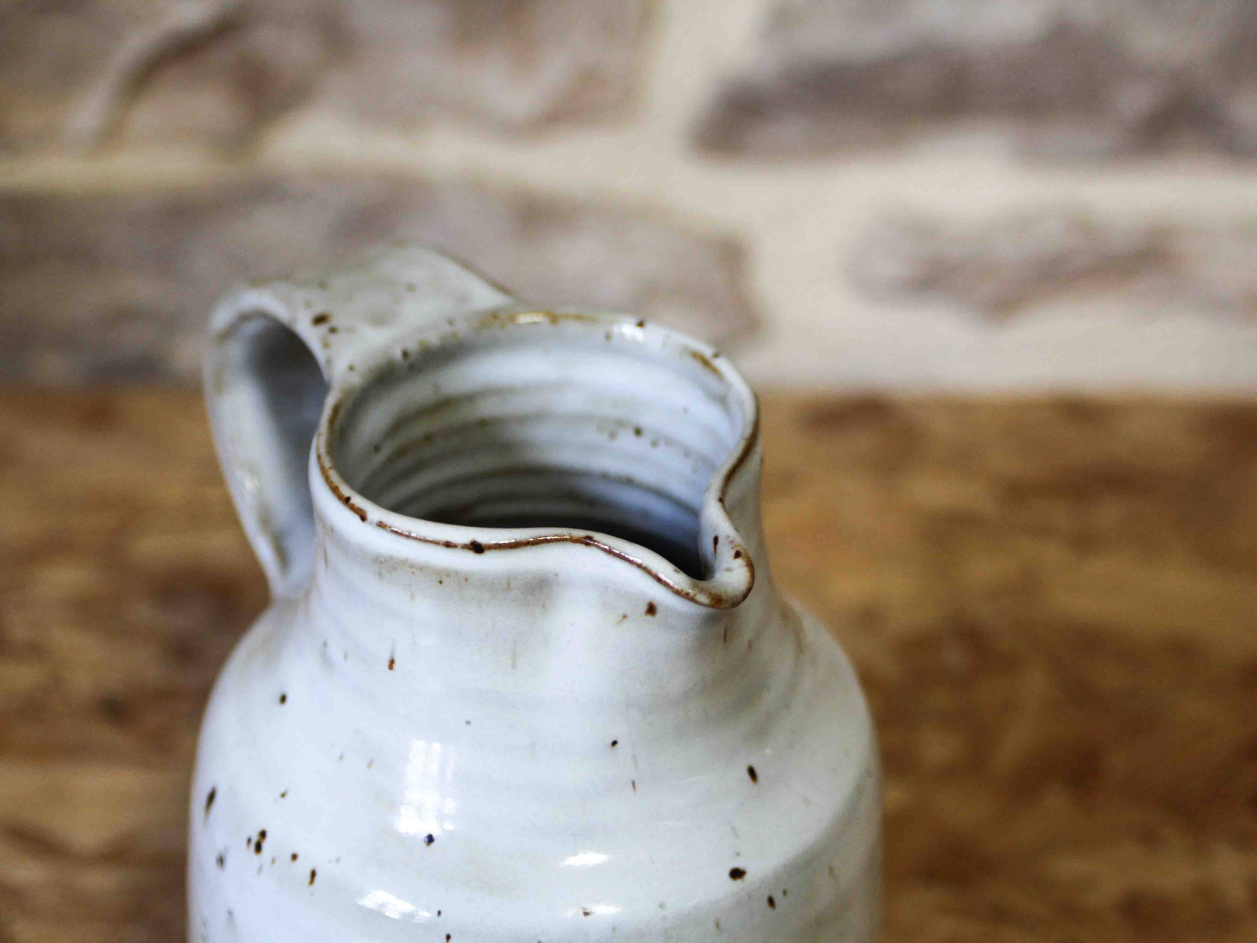 Glazed stoneware jug Yvonne Syve and Josiane Chaudet