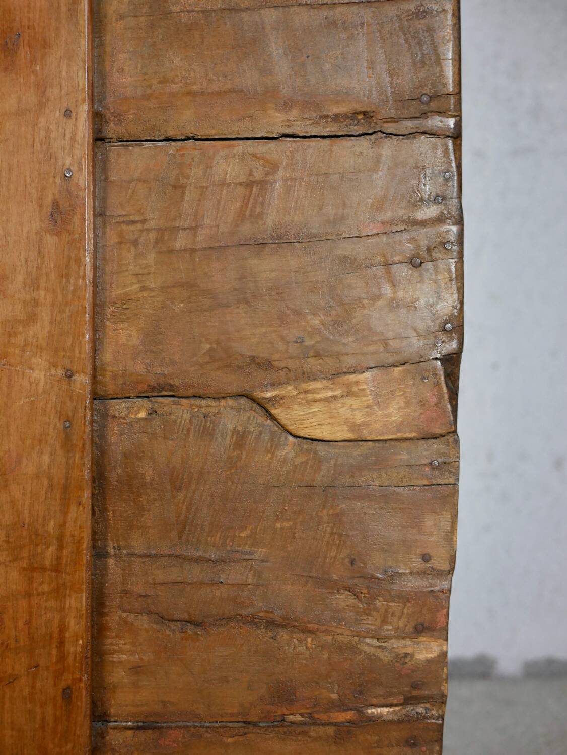 Antique carved wooden cabinet