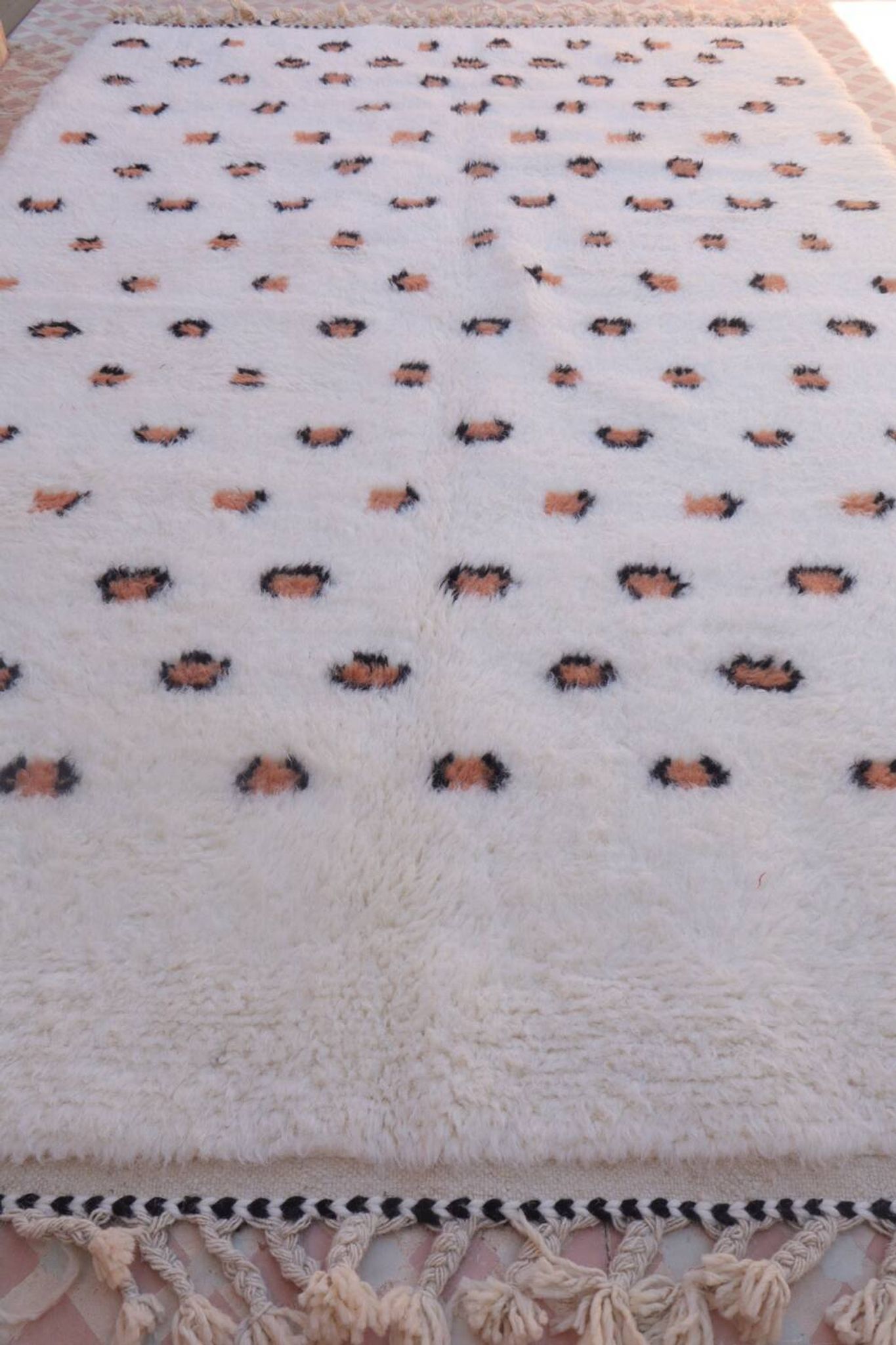 Tapis berbère léopard fait-main