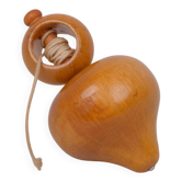 Vintage wooden spinning top