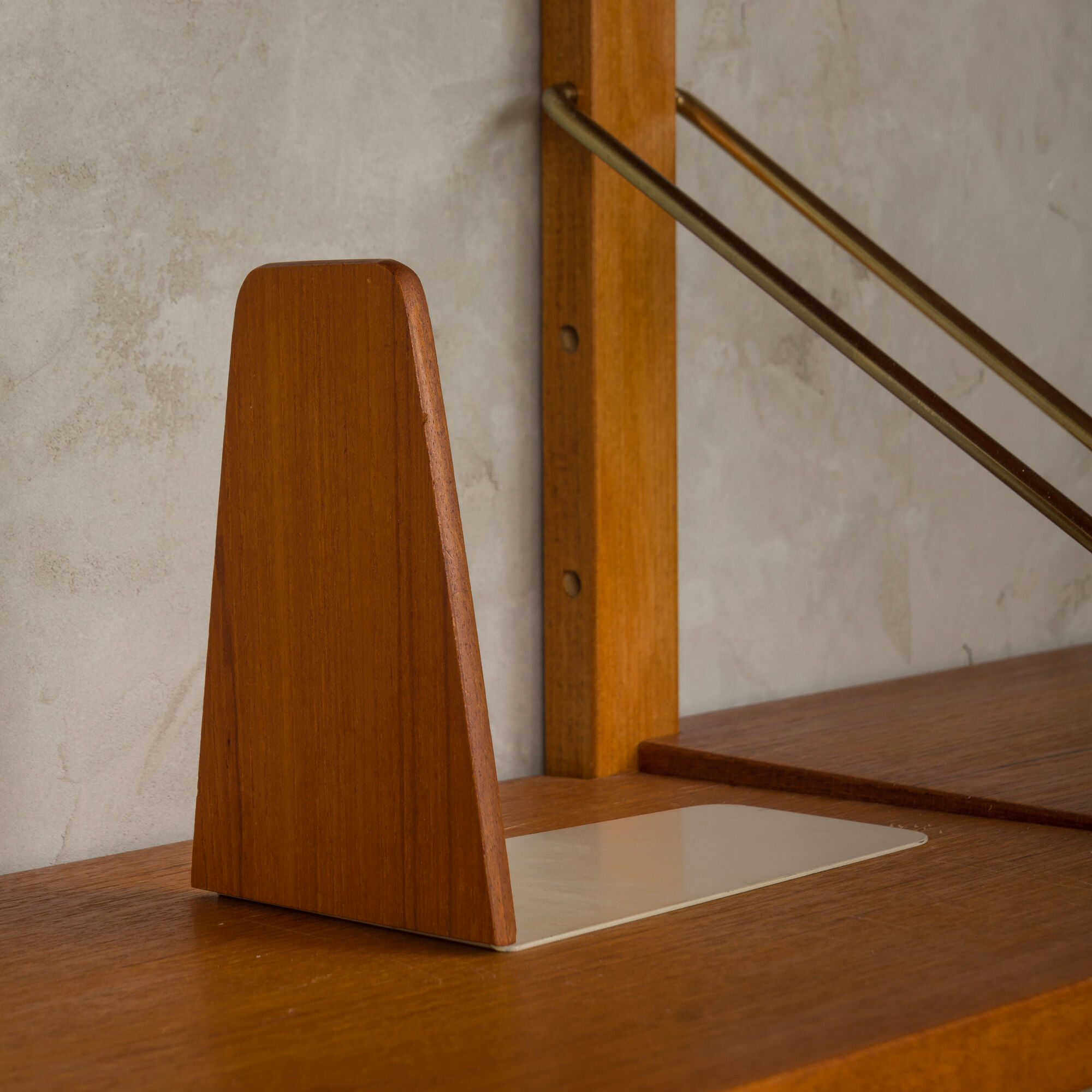 Poul Cadovius teak wall unit, Denmark, 60s