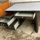 Industrial metal desk