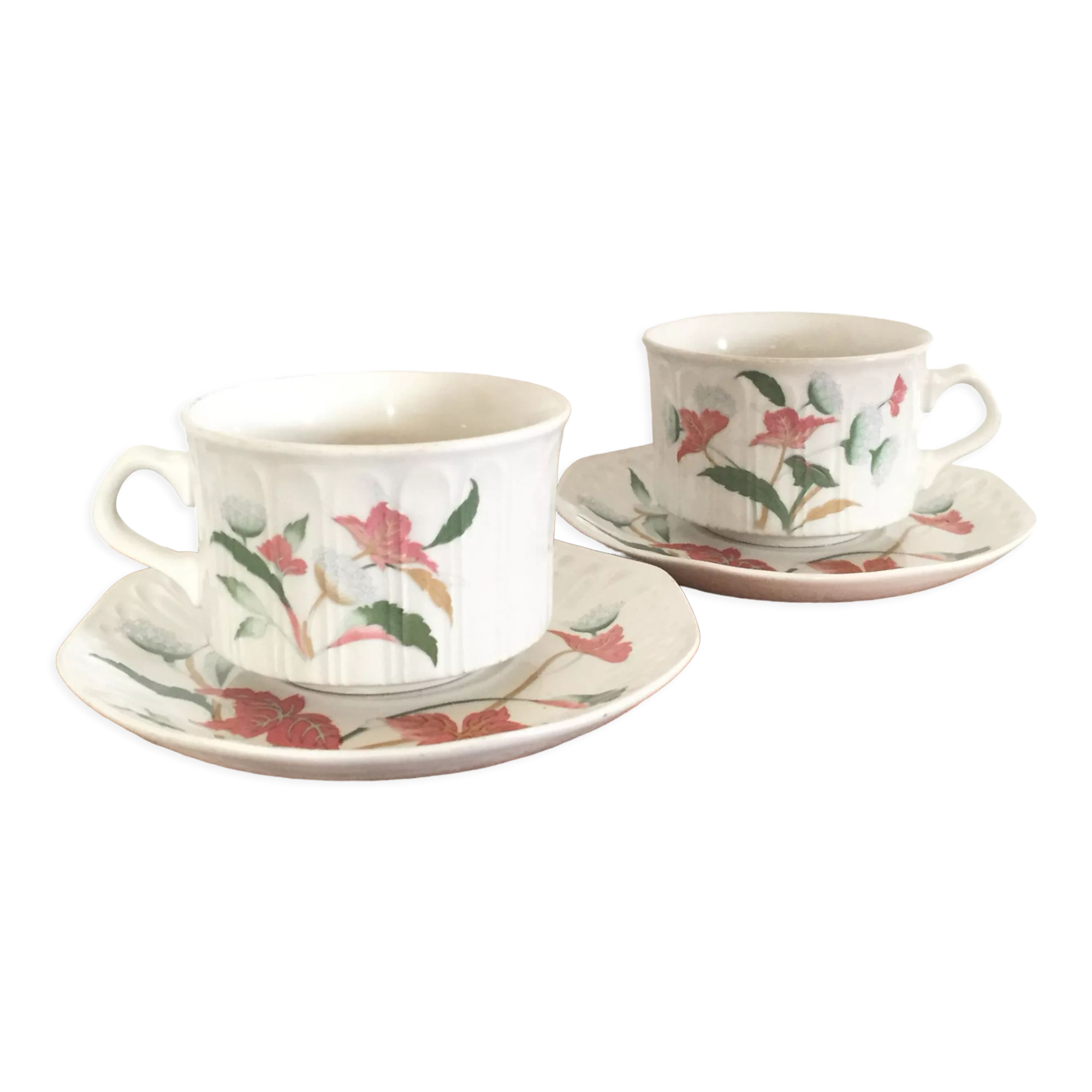 Set de 2 tasses à thé et sous-tasses Pontesa Spain