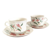 Set de 2 tasses à thé et sous-tasses Pontesa Spain