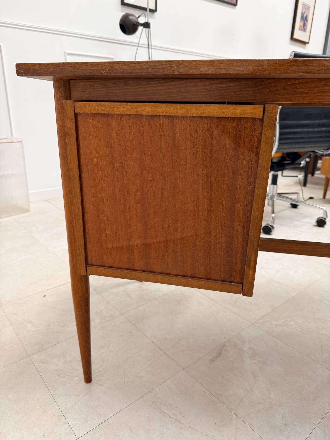 Scandinavian teak desk