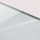 80s solid metal and glass coffee table