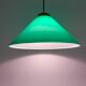 Suspension Cone opaline verte
