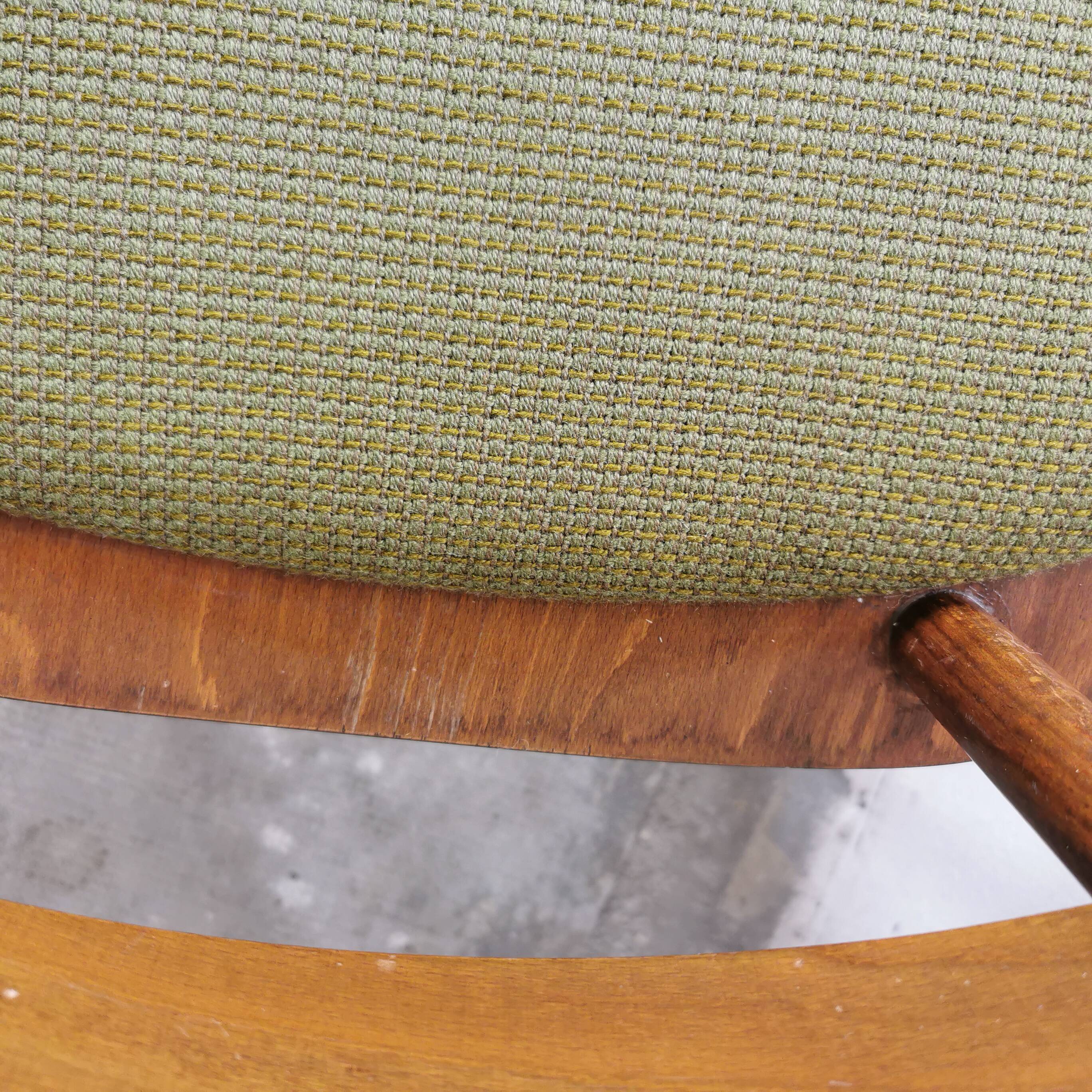 Set of 6 vintage Hiller bar chairs from the 60s