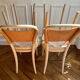 4 Gemla Vilda 3 dining chairs – Solid beech and natural leather – Sweden