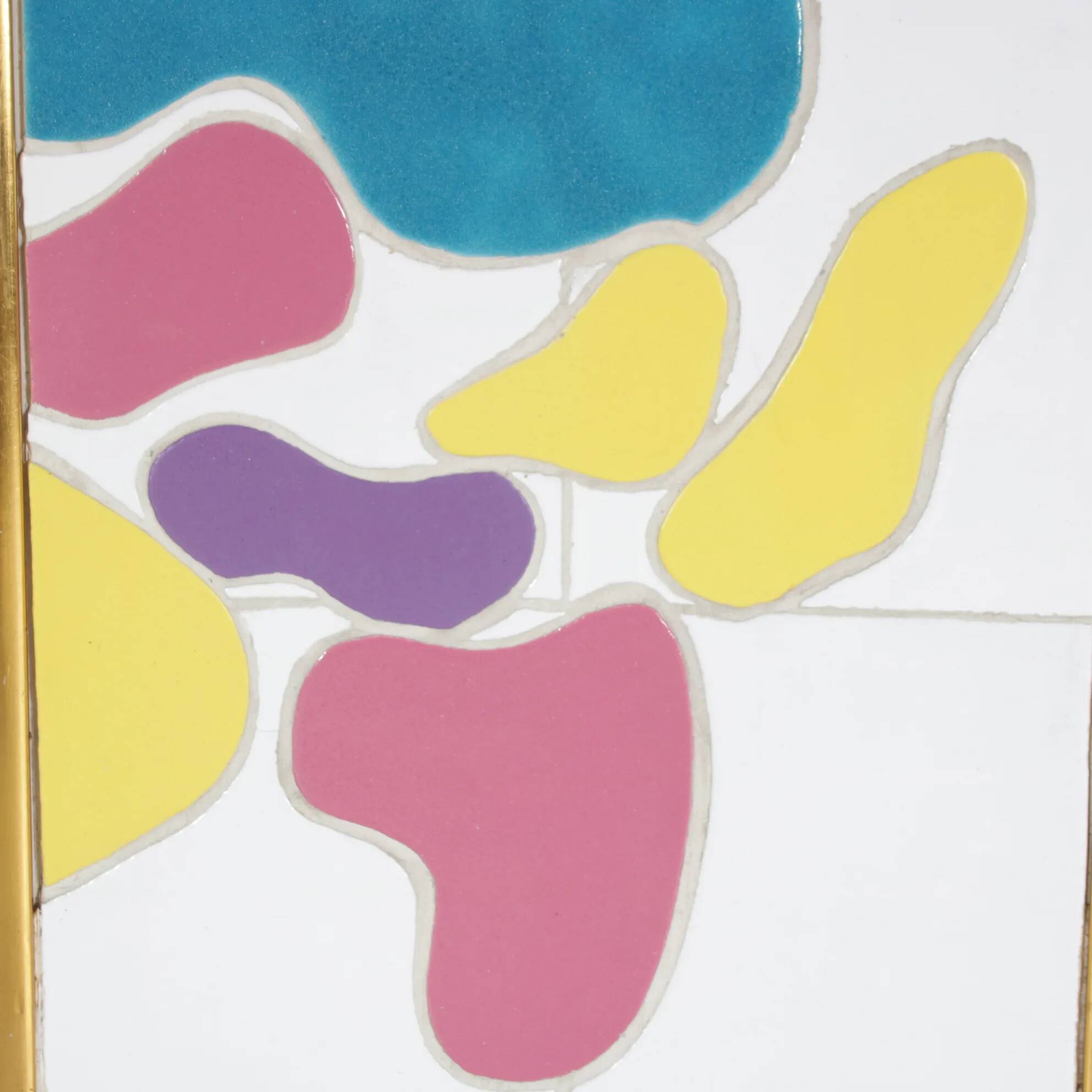 1990s framed ceramics artwork by Jan Snoeck, Netherlands