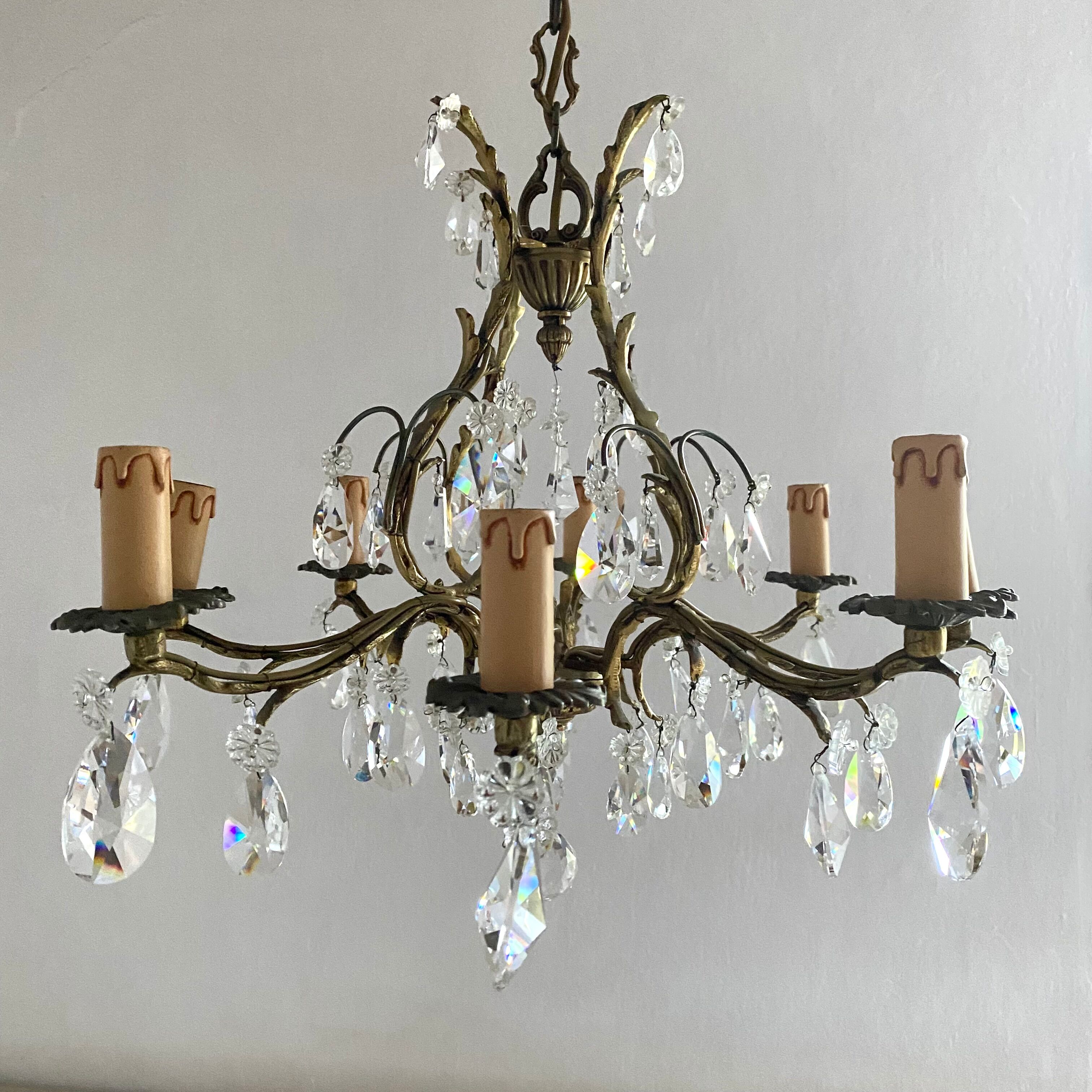 Chandelier with tassels