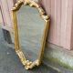 Baroque gold leaf mirror in Louis XV style 62x38cm