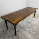 Grande table de ferme ancienne en chêne – 229 cm