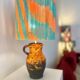 Wireless vase lamp from West German Pottery – Fat Lava jug | Pop Weave Collection