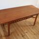 Table basse relevable "elevator" scandinave teck Tingstroms
