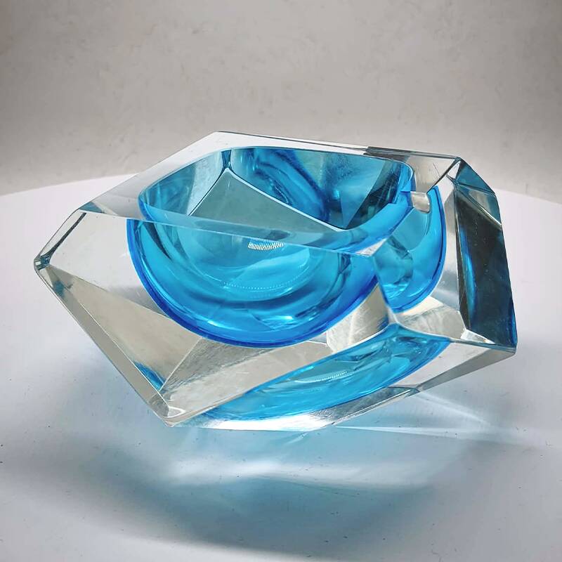1960s Ashtray or Catch-all in Murano Glass attribute Flavio Poli for Seguso