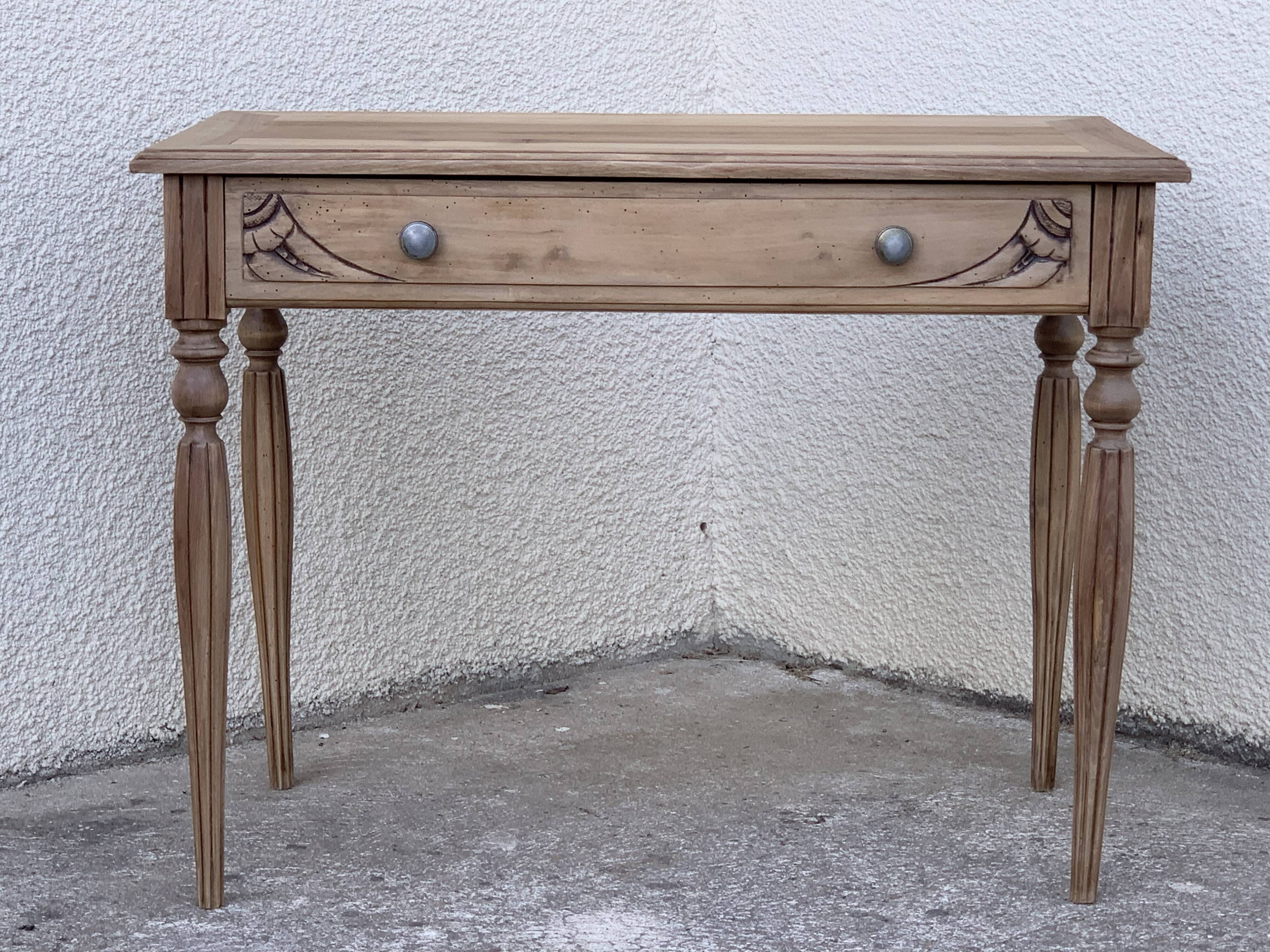 Art Deco office 1930 walnut raw wood