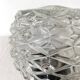 Plafonnier vintage en verre moulé