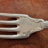 Christofle - Set of 12 dessert forks model Trianon in metal