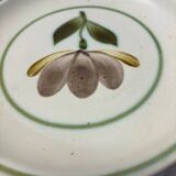 Set of 6 Gien fleurette stoneware plates