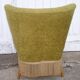 Cocktail chair with compass feet and original fabric