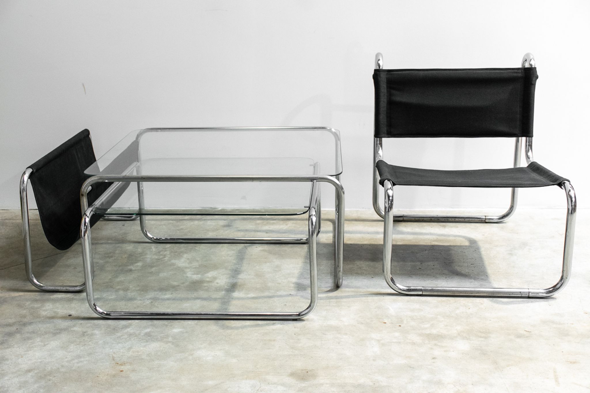 Set armchair living room coffee table by Michel Hamon 1969'