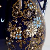 Midnight blue earthenware vase, "fives lille" - early twentieth century