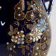 Midnight blue earthenware vase, "fives lille" - early twentieth century