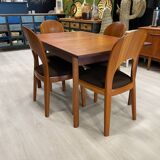 Set of 4 chairs by Niels Koefoed Denmark 1960s
