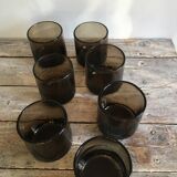 Series of 7 glasses