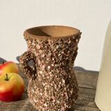 Vintage 70s shell vase