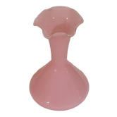 Pink opaline soliflore vase