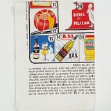 Vintage publicity teatowel