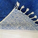 Blue Moroccan wool rug 200cm x 300cm