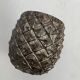Pineapple Mauro Manetti ce cube tray in silver metal design 1960 M/M vintage