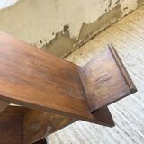 Jardinière années 50 palissandre constructiviste