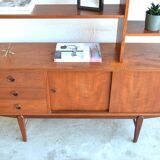 Teak bookcase * 135 cm