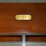 Kennedy Harrods military campaign console with two drawers
