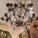 Lustre en bronze doré et cristal taillé, milieu XIXe siècle