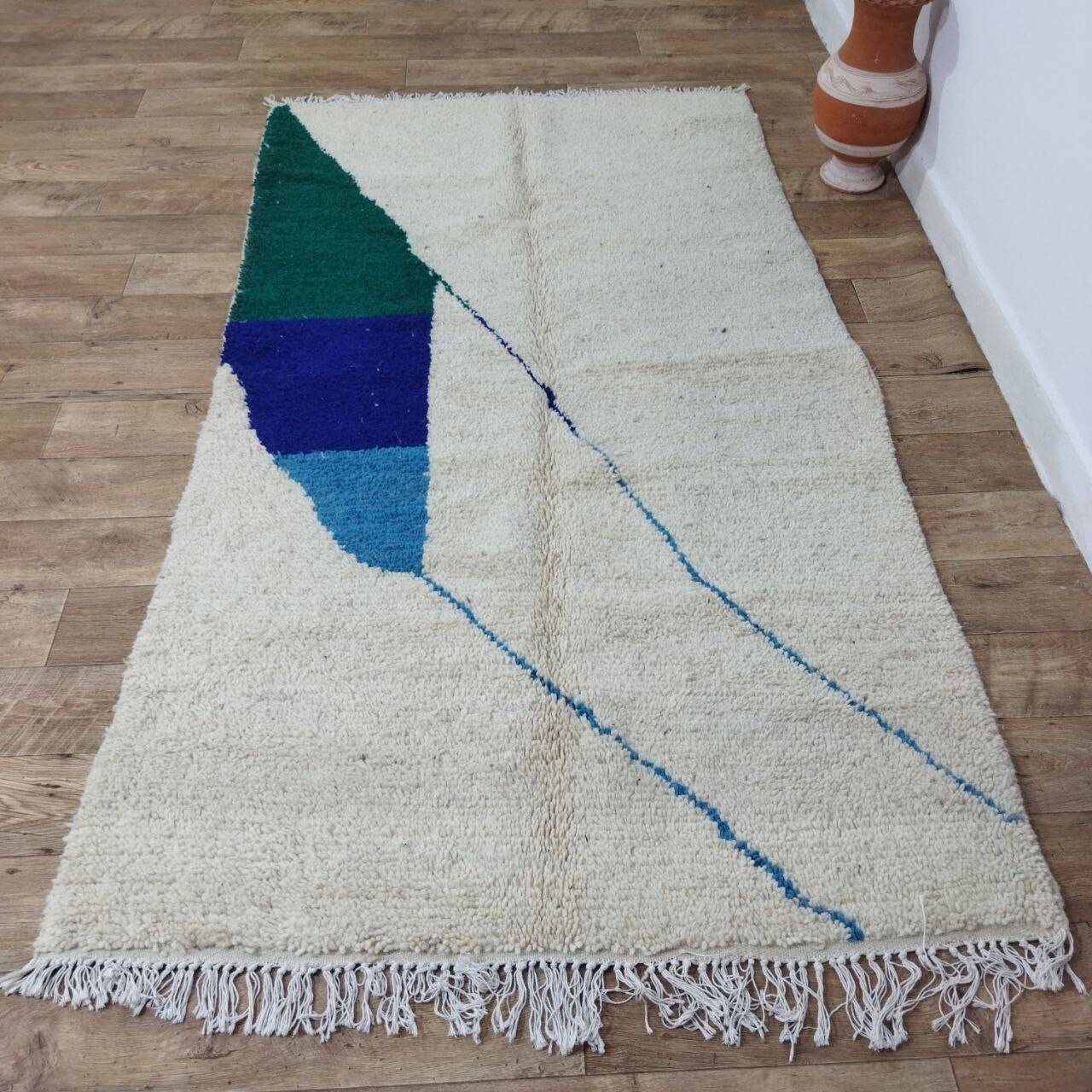 Tapis berbère marocain artisanal fait main