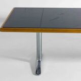 Warren Platner Large Leather Desk by Knoll International, 1973